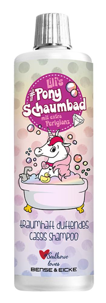 Lili's #Pony Schaumbad 500 ml, #super-sanfte-formel · traumhaft duftendes Cassis Shampoo