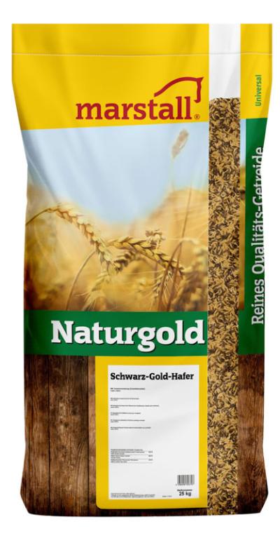 marstall Schwarz-Gold Hafer (ganz), Naturgold 25kg