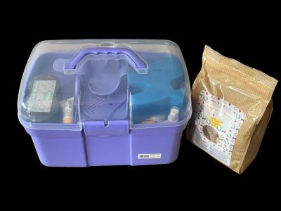 Abbildung Putzbox komplett geschlossen mit Leckerchen