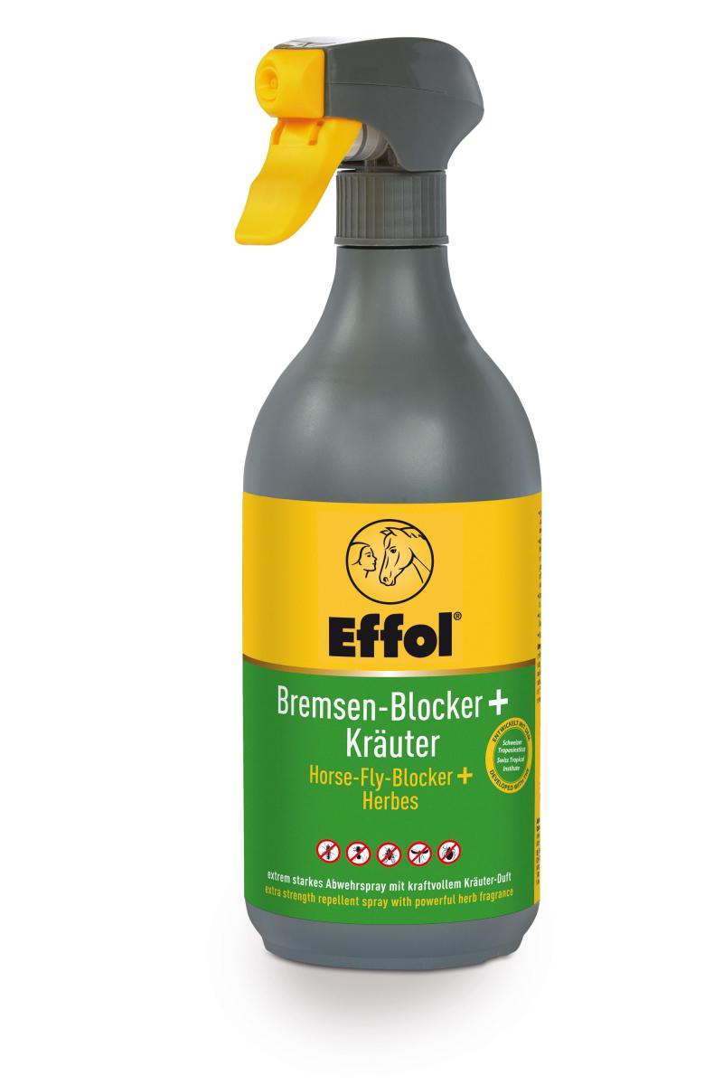 grau Sprüflasche von Effol mit gelbgrünen Etikett