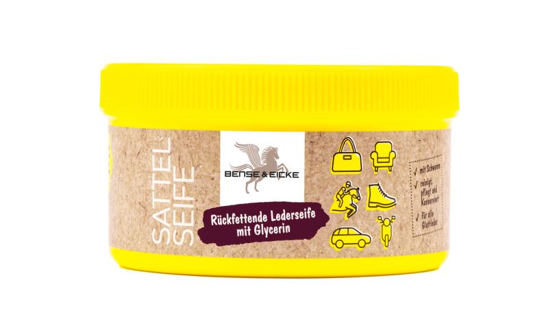 Bense & Eicke Sattelseife mit Schwamm