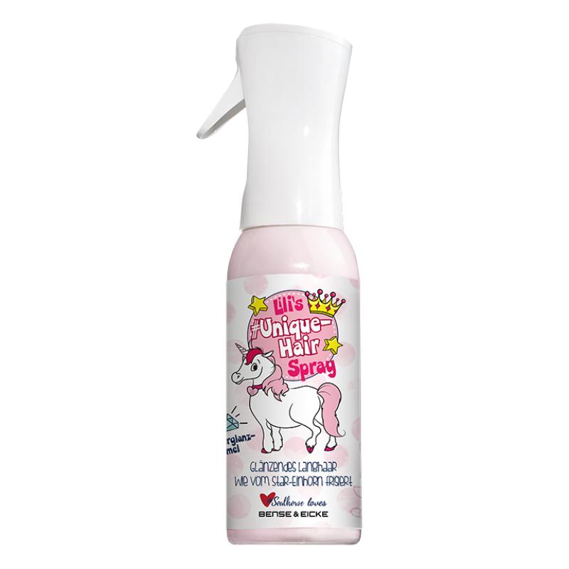 Lili's #Unique-Hair Spray 500ml mit Superglanz-Formel - Wie vom Star-Einhorn frisiert