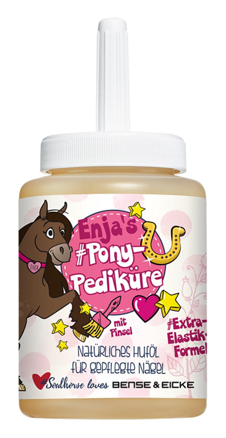 Enja's #Pony-Pediküre 450ml, #extra-elastik-formel, natürliches Huföl für gepflegte Nägel