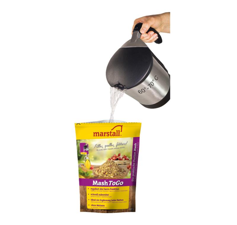 marstall Mash to go im Portionsbeutel 10kg, reguliert die Darm-Funktion